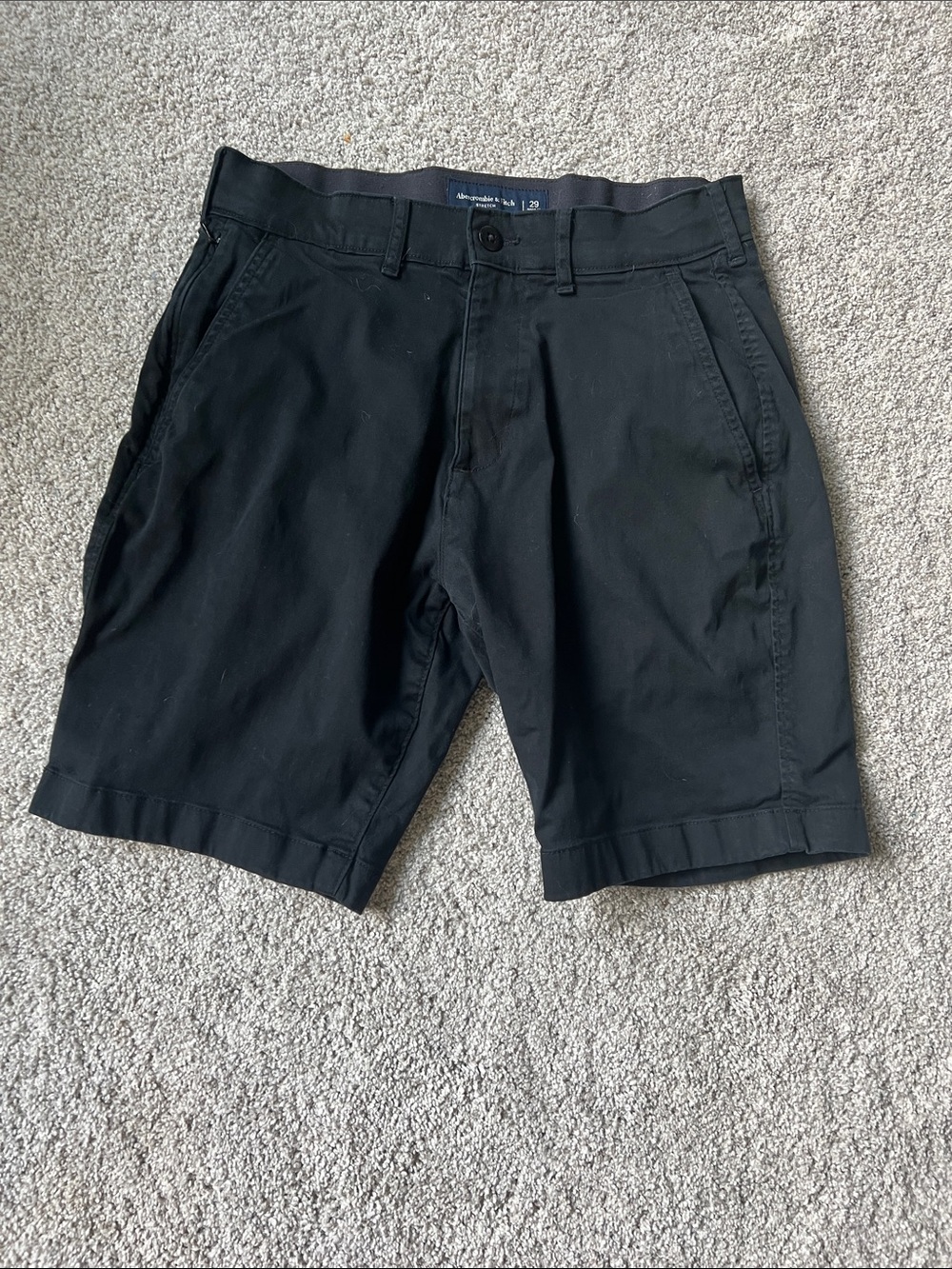 Abercrombie & Fitch Navy Chino Shorts - Classic Summer Staple